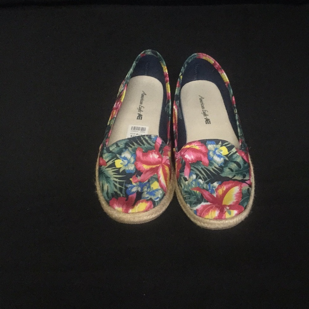 Multi-Color American Eagle Slip On Shoes.